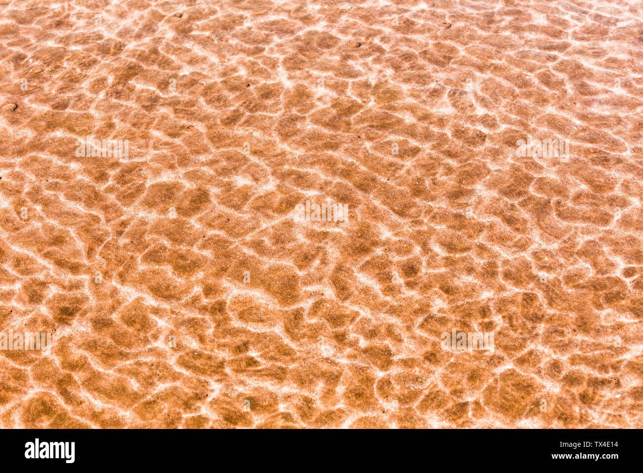 Rippled water suface at the sea Stock Photo