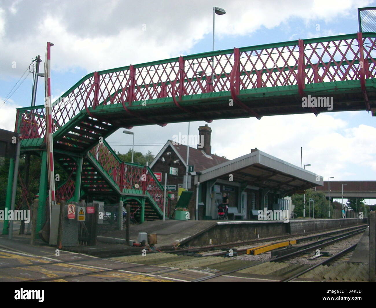View of GoringbySea station from level crossing. Photographed on 7th July 2007.; 10 July 2007