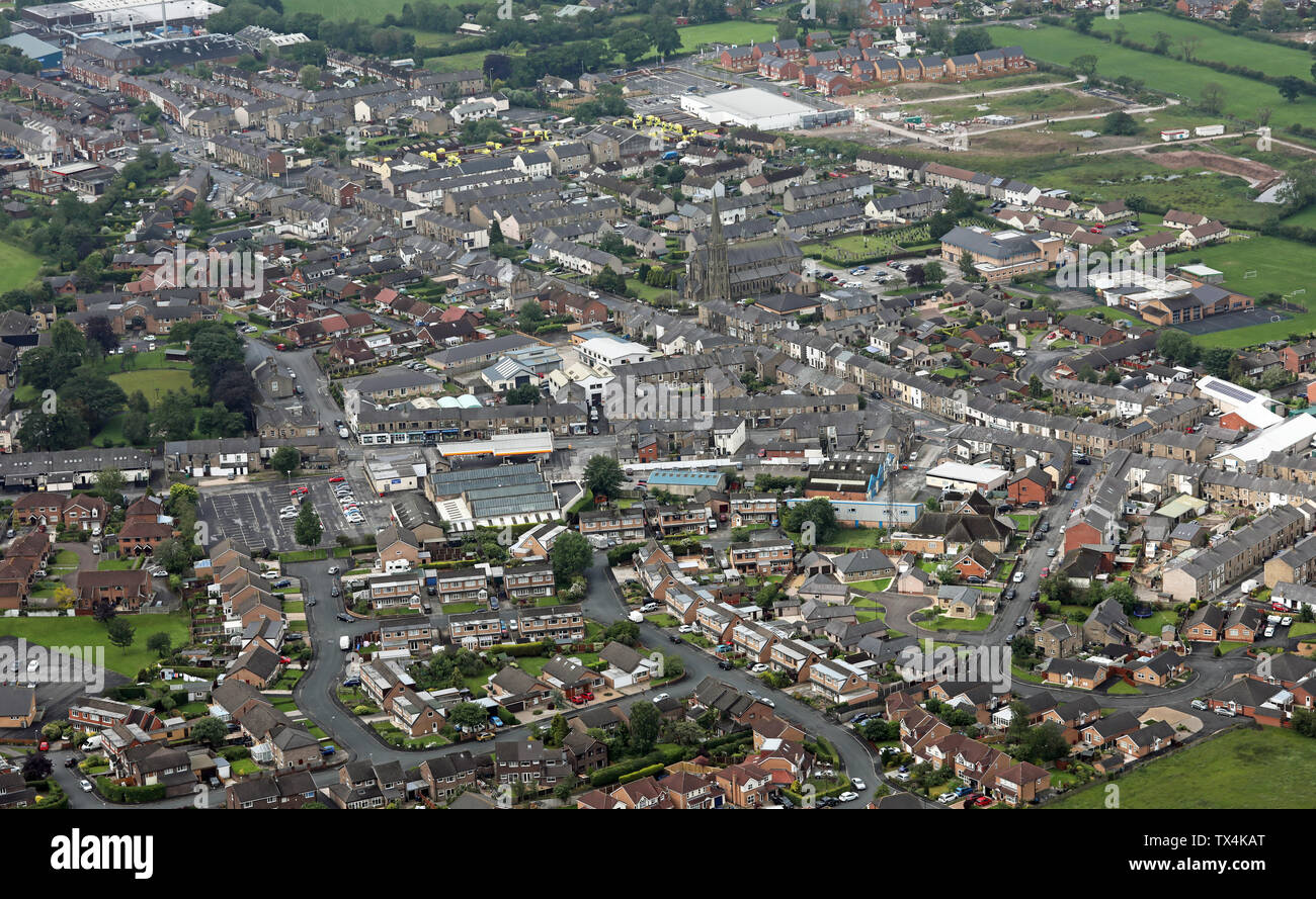 aerial view of Longridge town in Lancashire Stock Photo Alamy