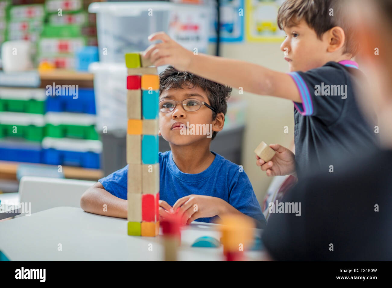 stacking building blocks