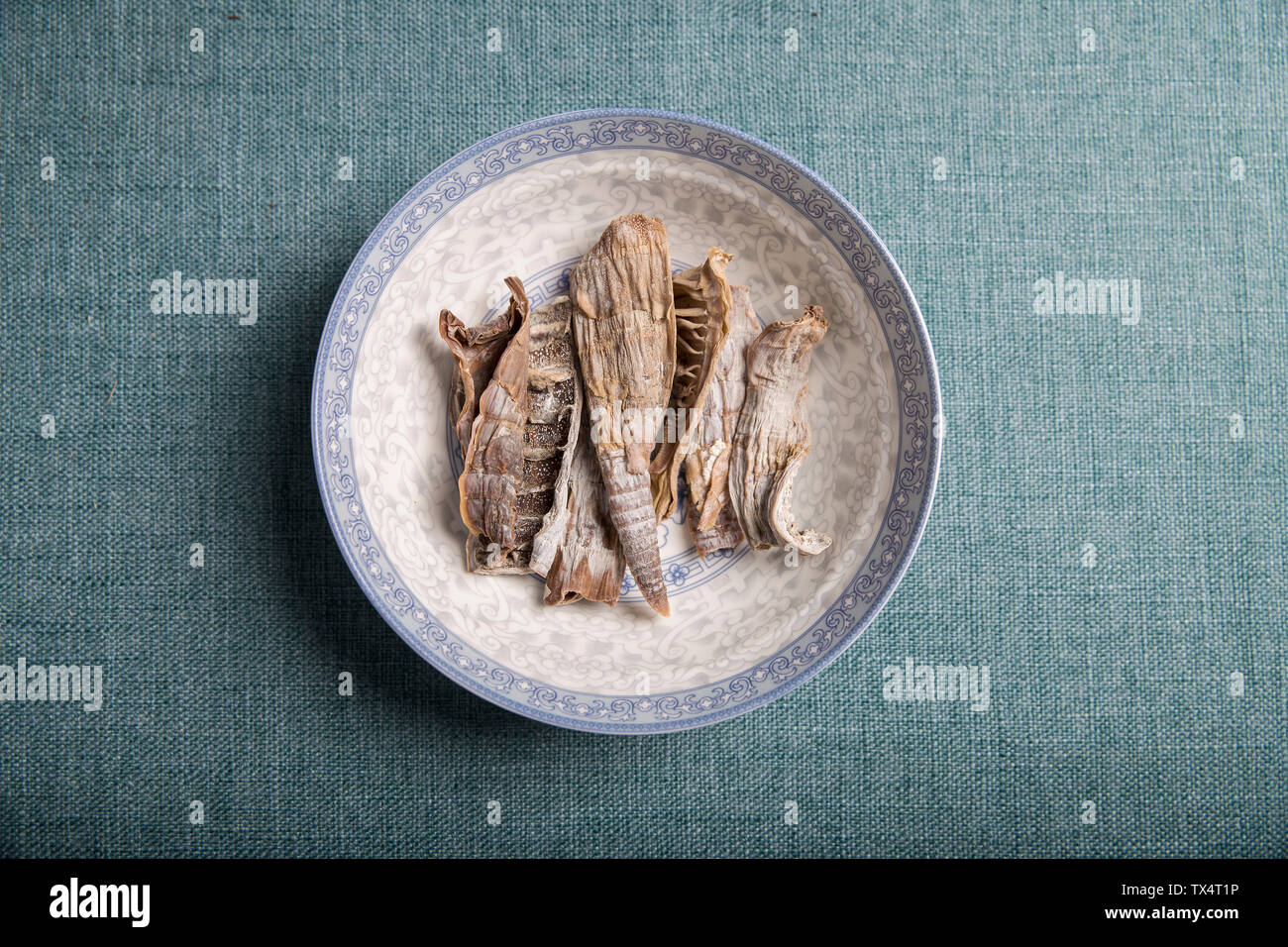Dry bamboo shoots from farmers with high nutritional value Stock Photo