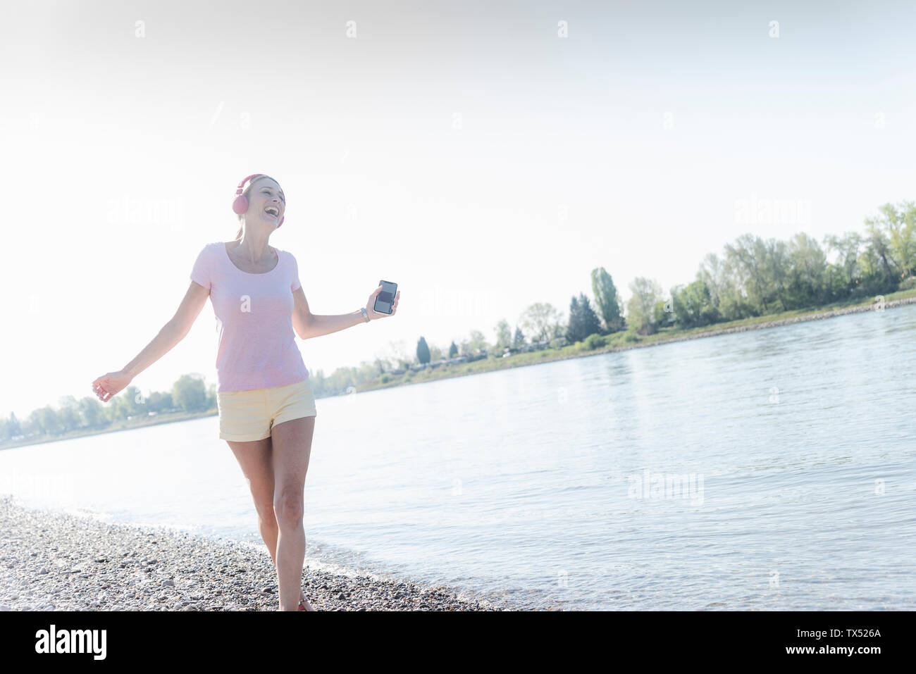 Mature active woman happy hi-res stock photography and images - Alamy