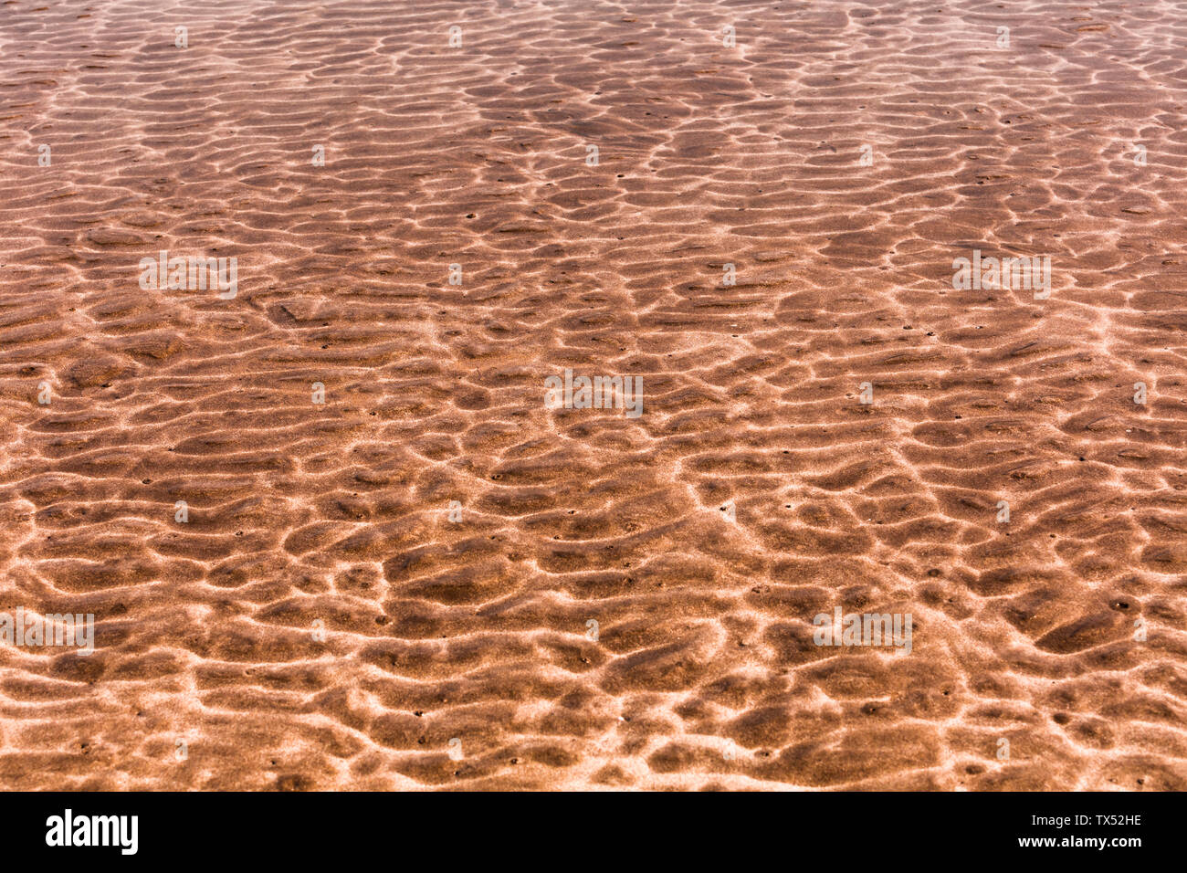 Rippled water suface at the sea Stock Photo