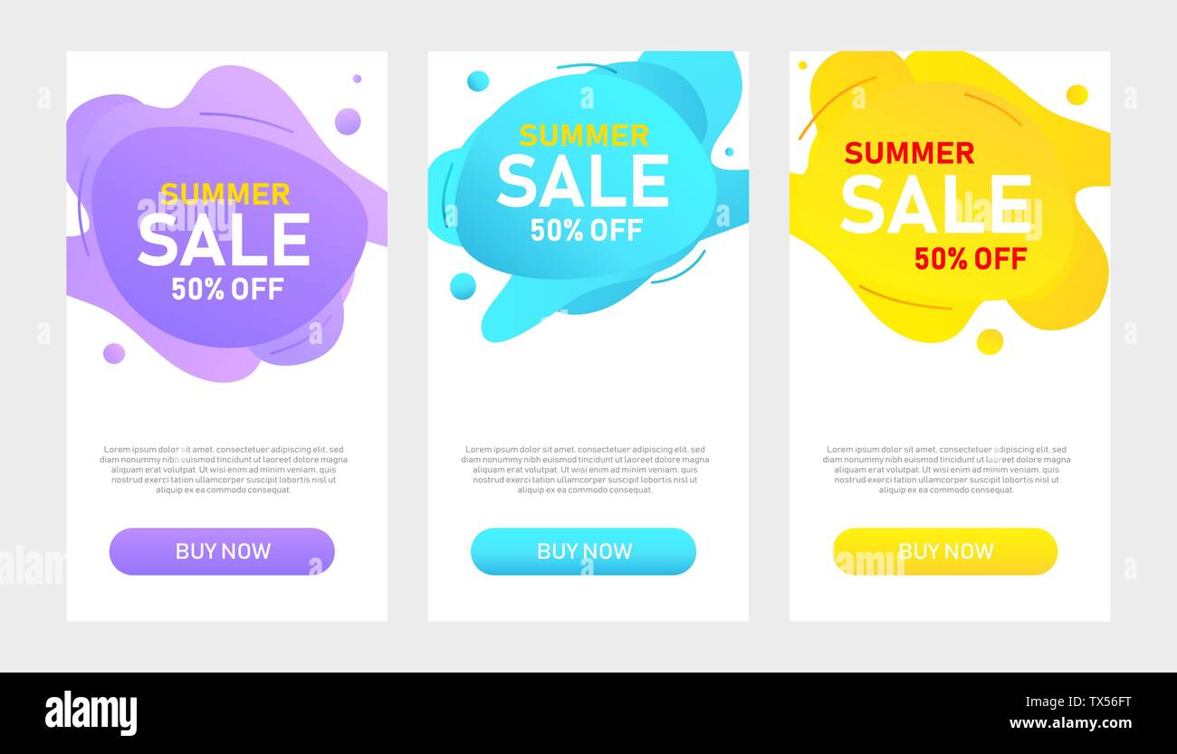 Sale banner template design. Stories discount example. Summer give-away  illustration. for sell-out Stock Vector Image & Art - Alamy