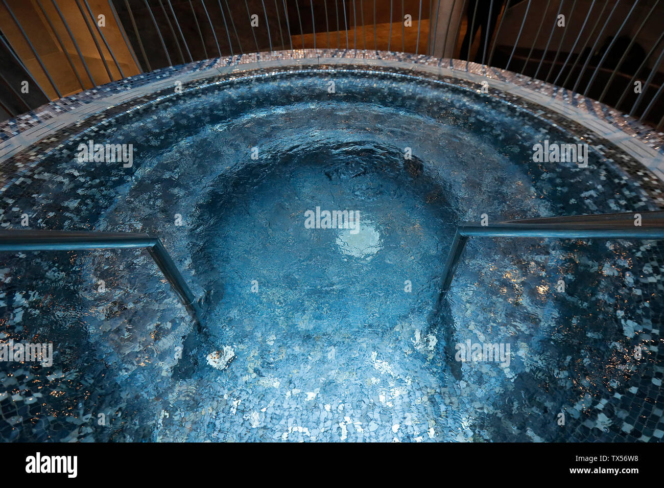Saint-Gervais Mont-Blanc thermal spa Stock Photo