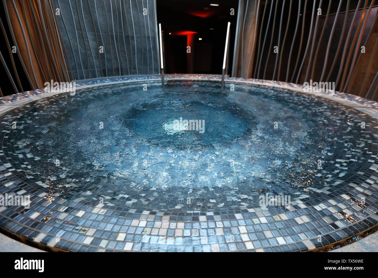 Saint-Gervais Mont-Blanc thermal spa Stock Photo