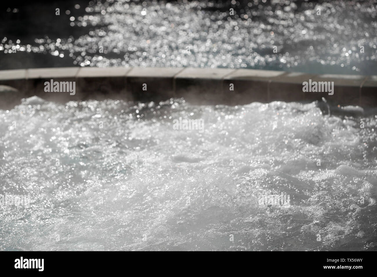 Saint-Gervais Mont-Blanc thermal spa Stock Photo