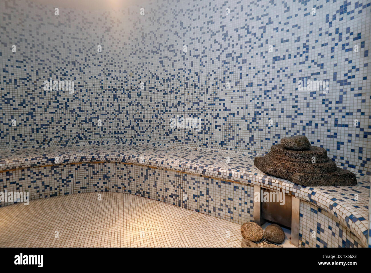 Saint-Gervais Mont-Blanc thermal spa Stock Photo