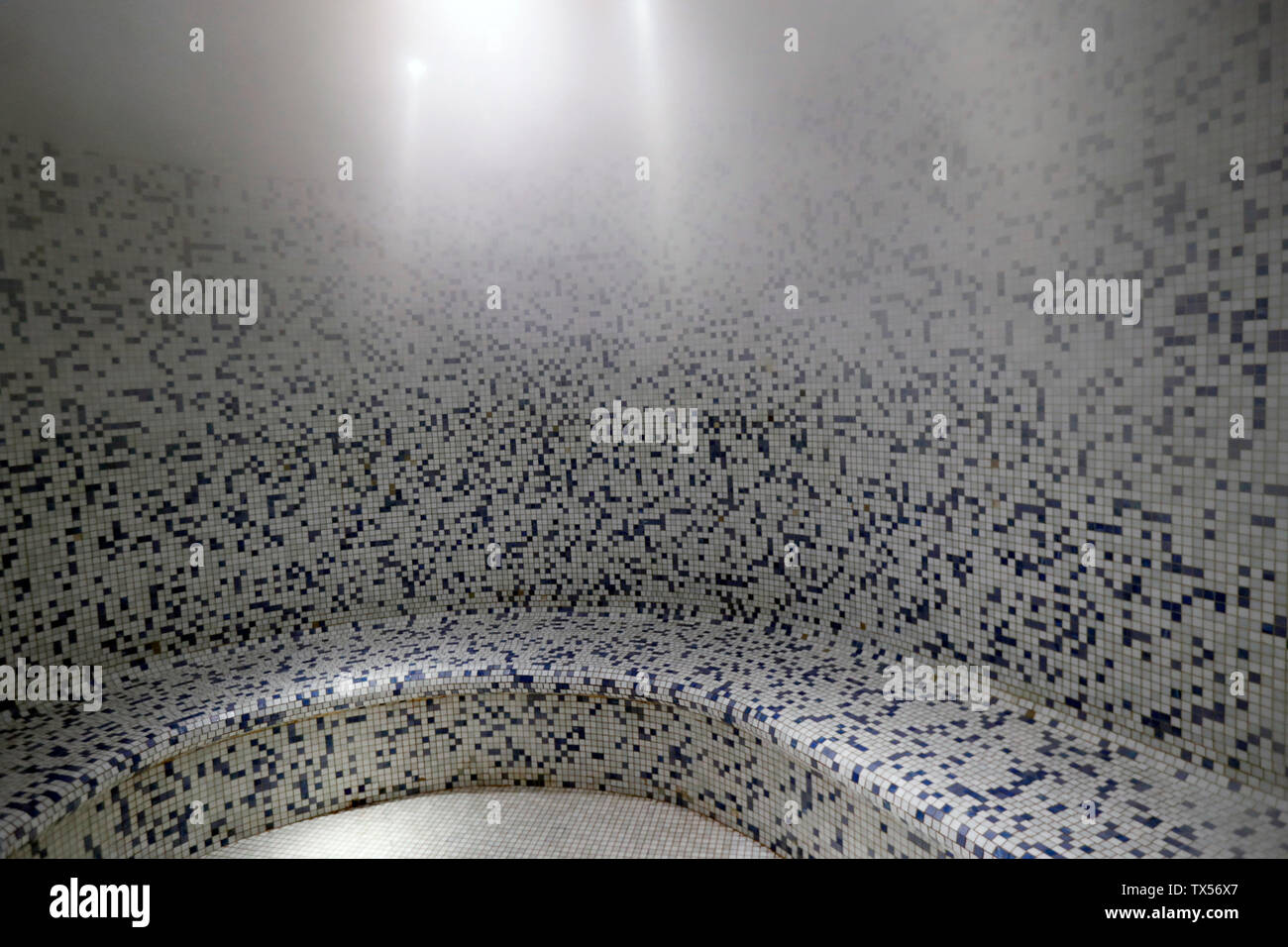 Saint-Gervais Mont-Blanc thermal spa Stock Photo