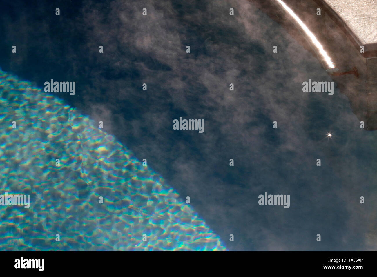 Saint-Gervais Mont-Blanc thermal spa Stock Photo