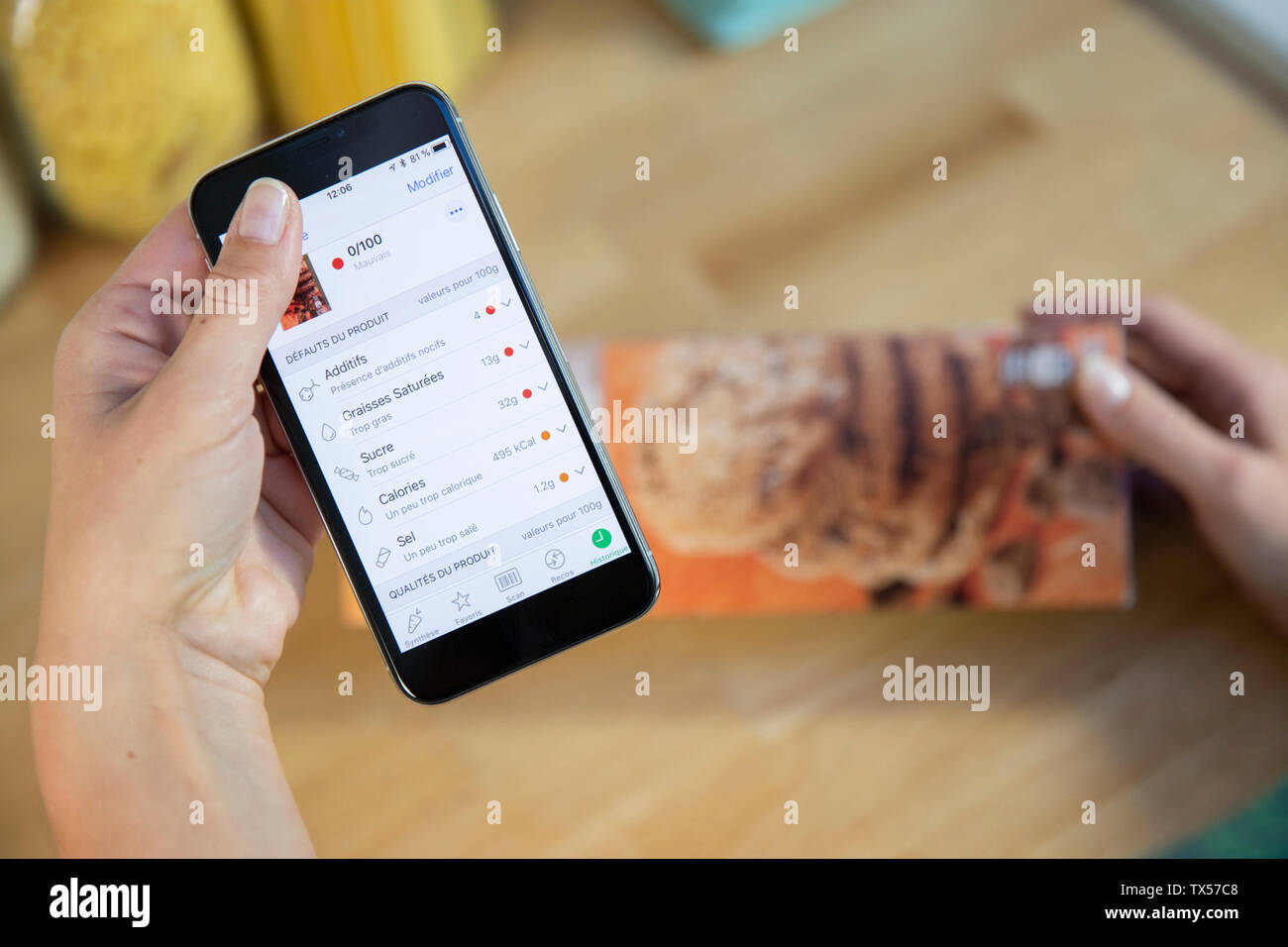 Nutritional quality Stock Photo