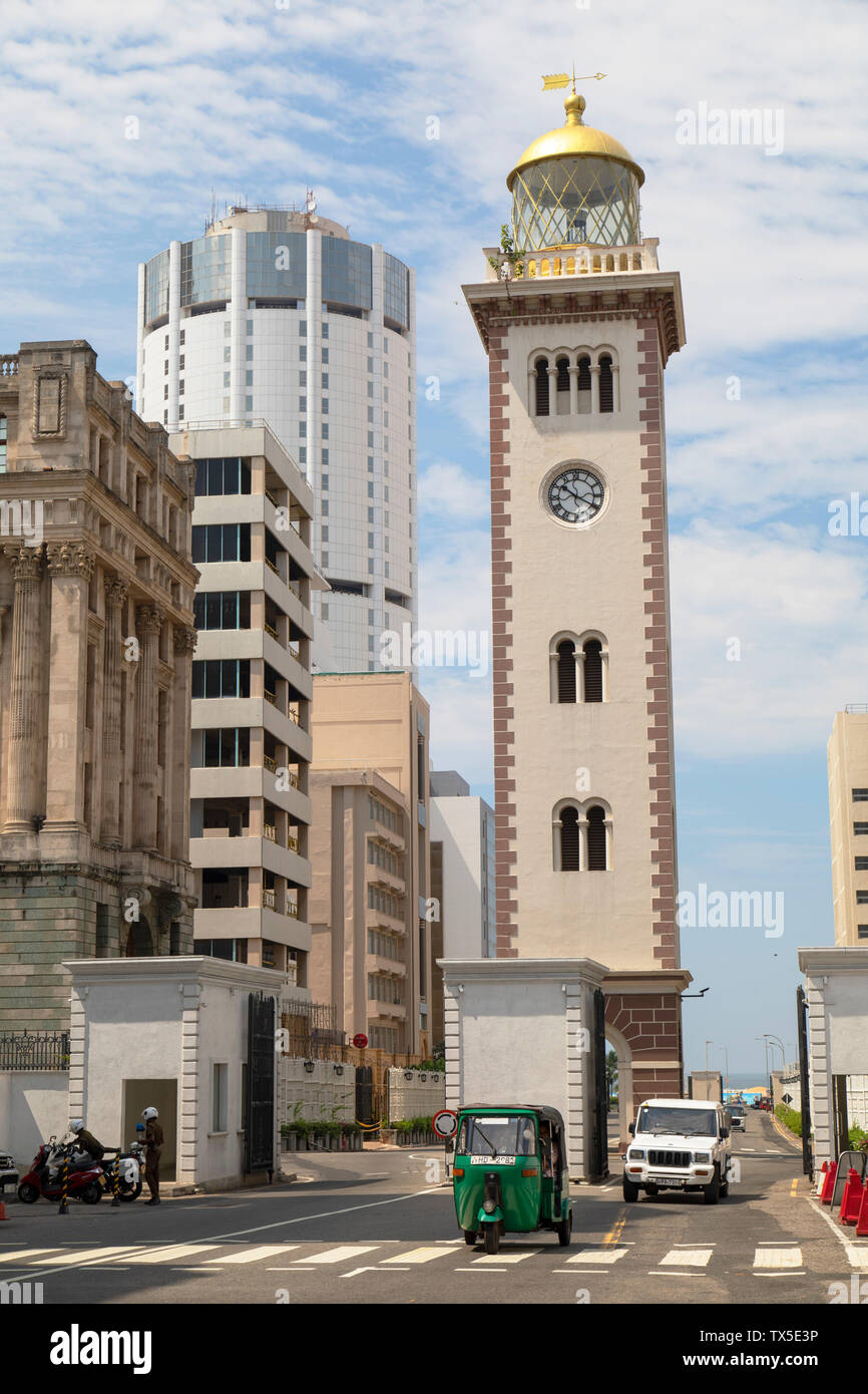 Lighthouse Clock Tower, Fort, Colombo, Sri Lanka Stock Photo Alamy