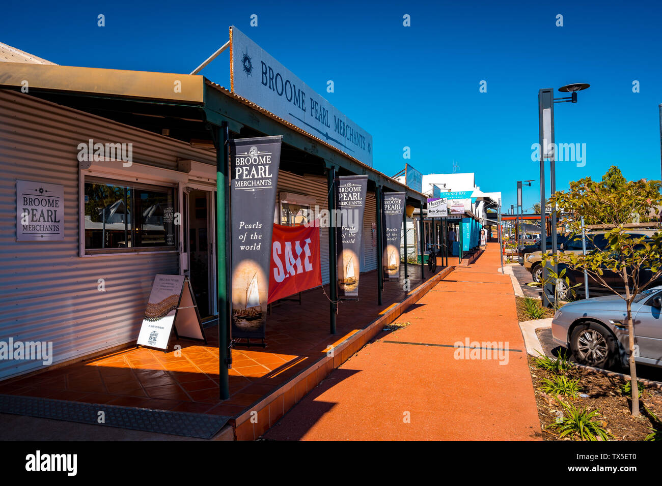 Broome, WA, Australia - Downtown area Stock Photo