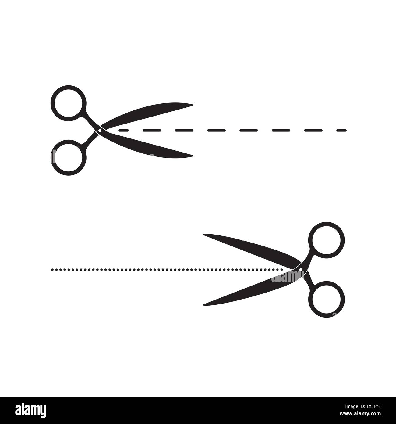 Scissor Cut Here Clip Art