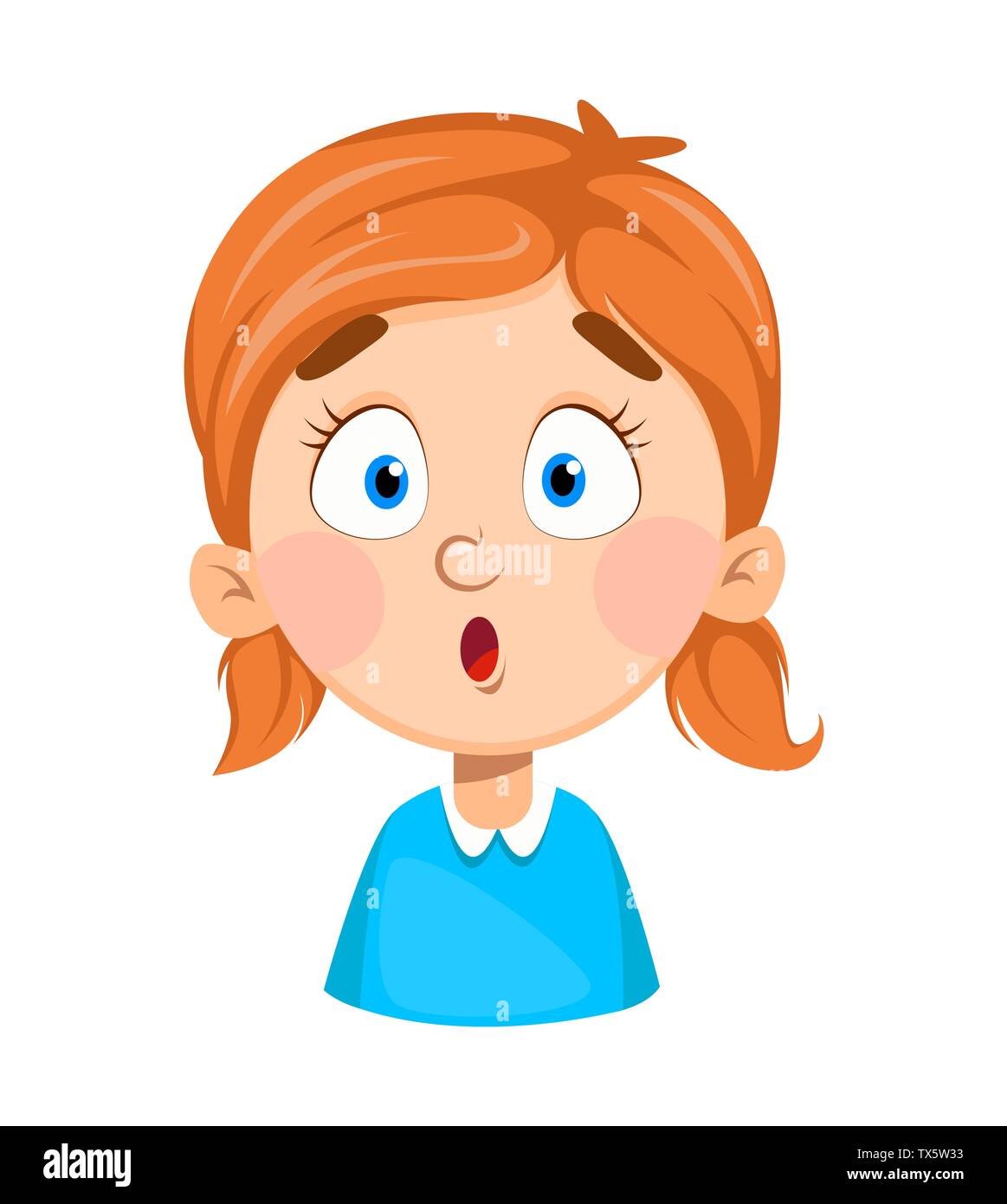 clipart of a surprised face