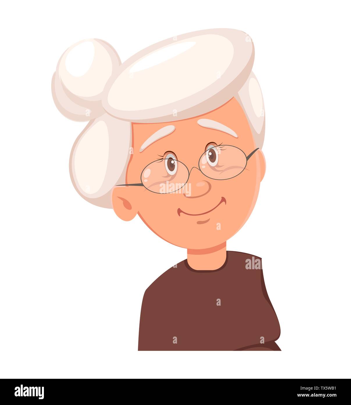 Face Expression Of Grandmother Smile Emotion Of Old Woman Vector Illustration On White Background Stock Vector Image Art Alamy Face Expression Of Grandmother Smile Emotion Of Old Woman Vector Illustration On White Background Stock Vector Image Art Alamy