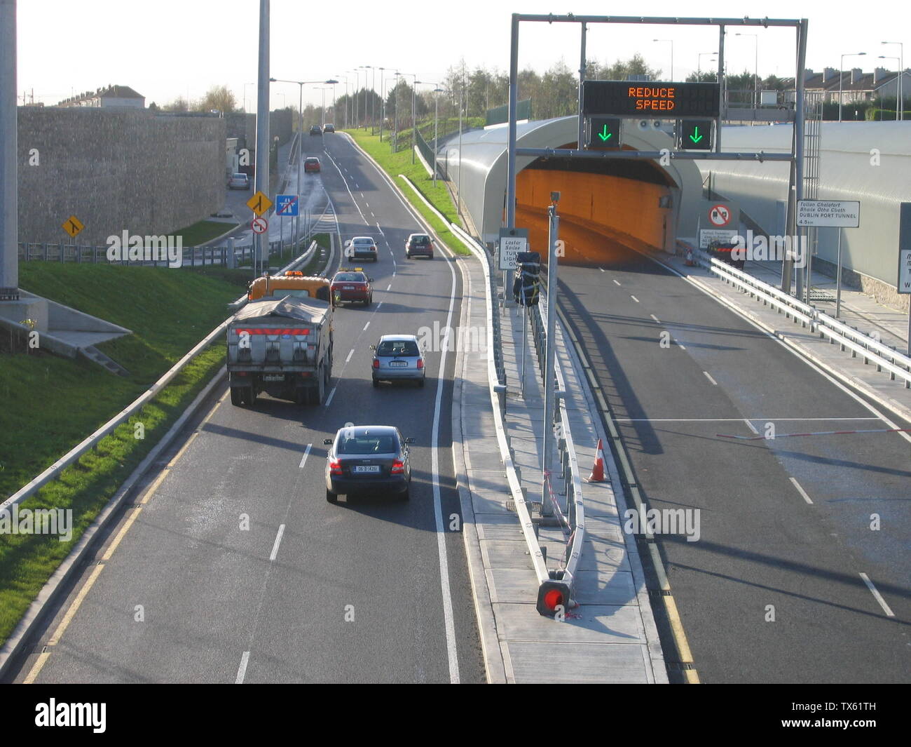 M50 port tunnel entrance southbound hires stock photography and images