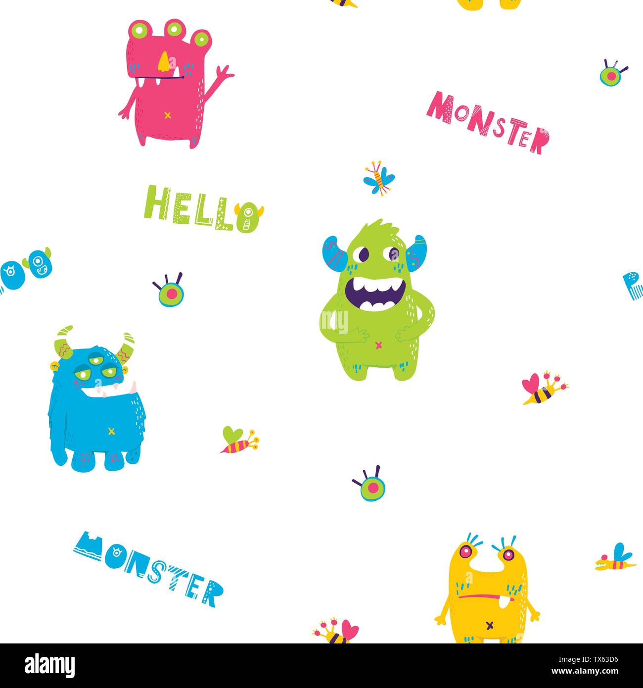 vector seamless pattern Stock Vector Image & Art - Alamy