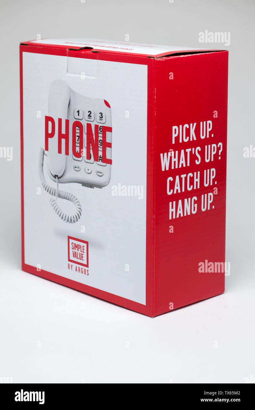 Value Wired landline telephone from Argos Stock Photo Alamy