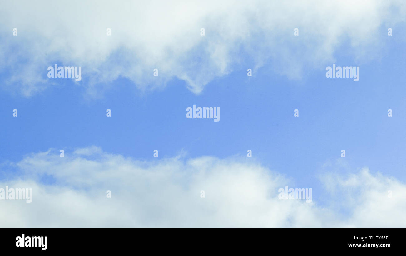 Abstract Background Blue Sky On A Cloudy Day Photo With Place For Text Stock Photo Alamy