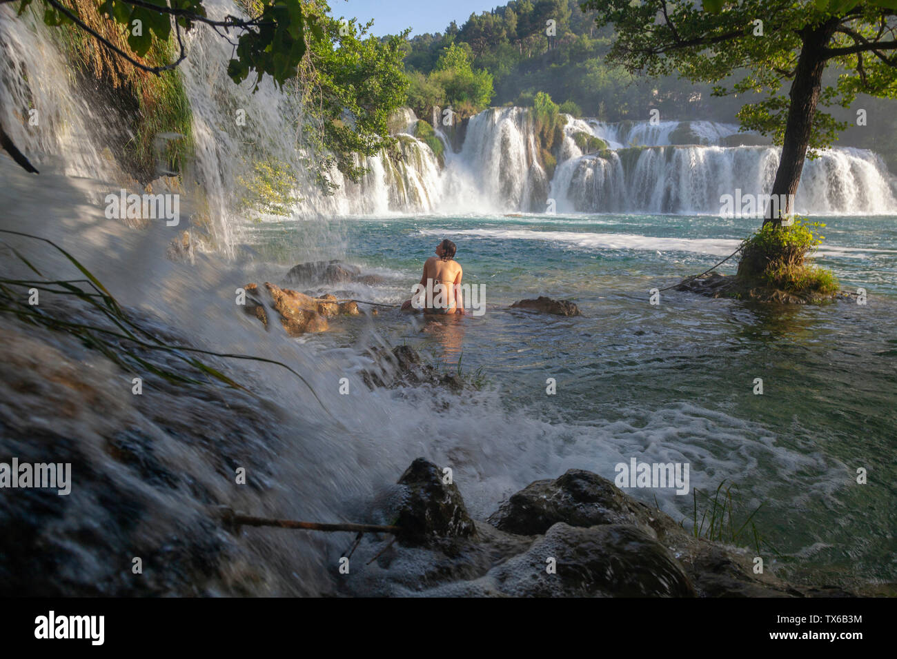 Skradinski Buk Waterfall In Krka National Park Croatia Stock Photo Alamy Skradinski Buk Waterfall In Krka National Park Croatia Stock Photo Alamy