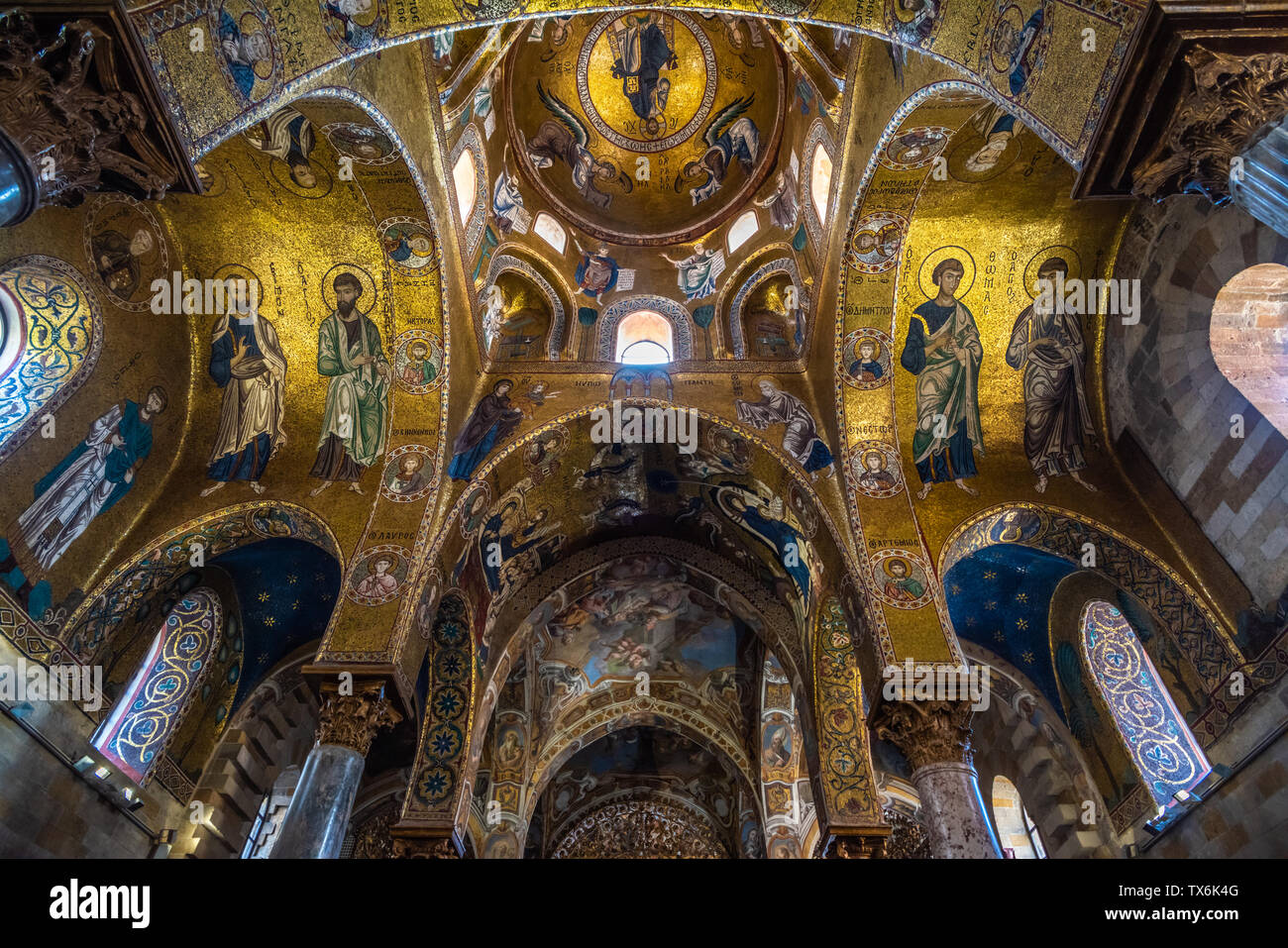 Palermo Cathedral Interior Palermo Sicily High Resolution Stock ...