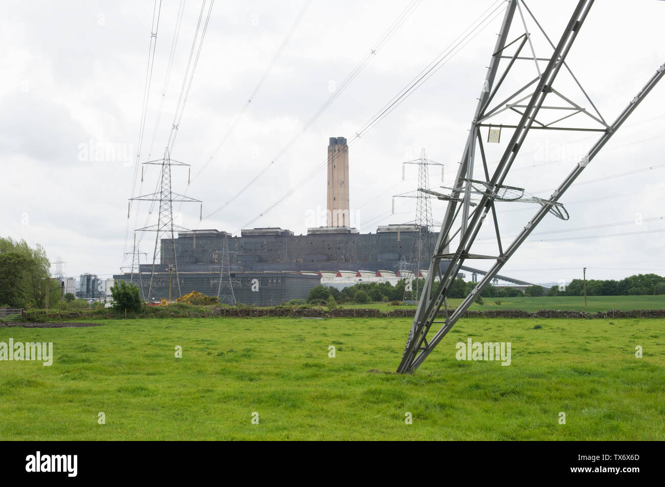 Longannet power station near Kincardine - Fife, Scotland Stock Photo