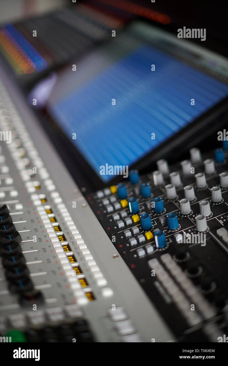 recording studio equipment Stock Photo Alamy