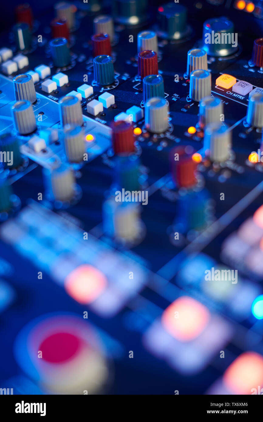 recording studio equipment Stock Photo Alamy