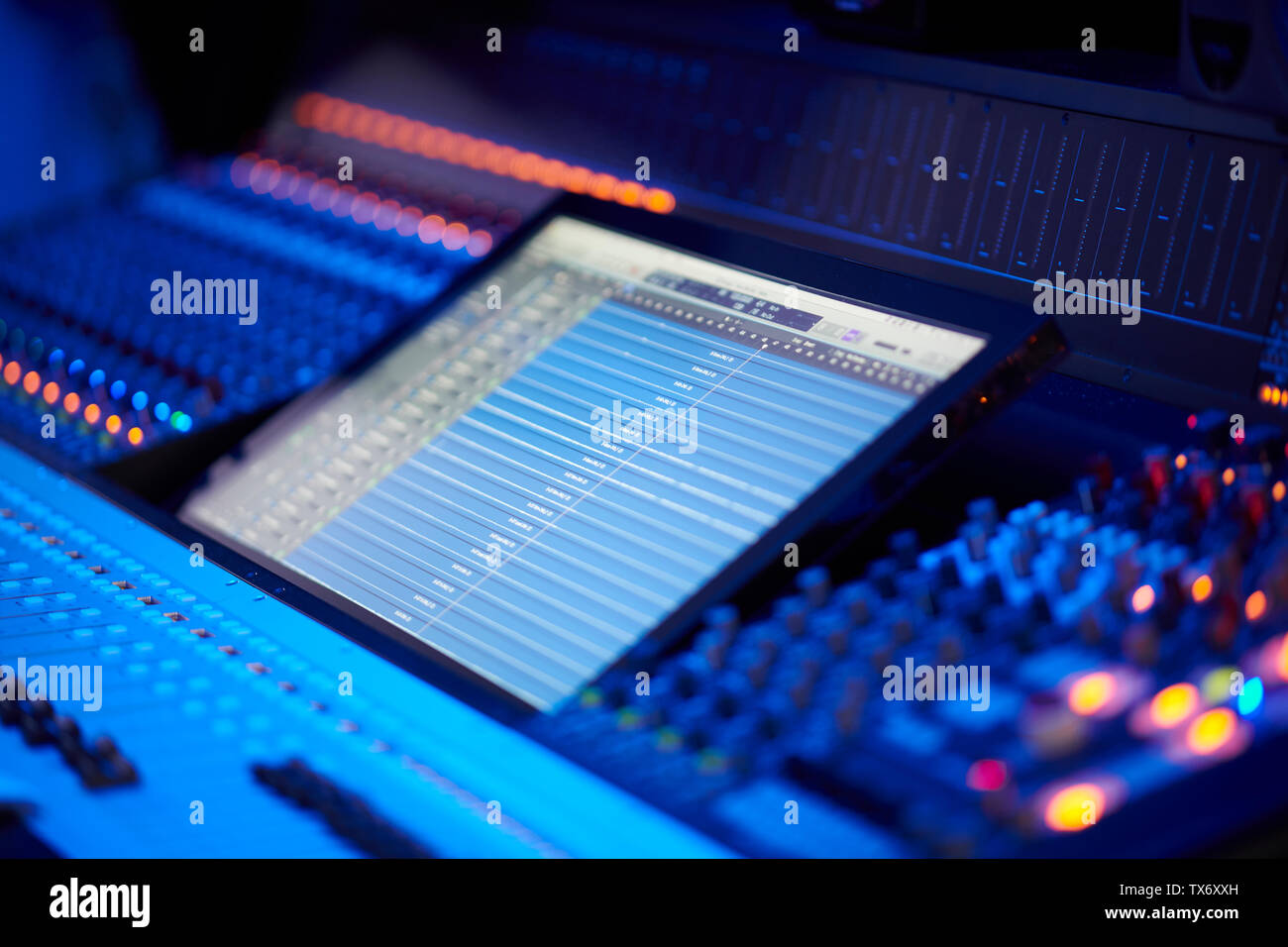 recording studio equipment Stock Photo Alamy