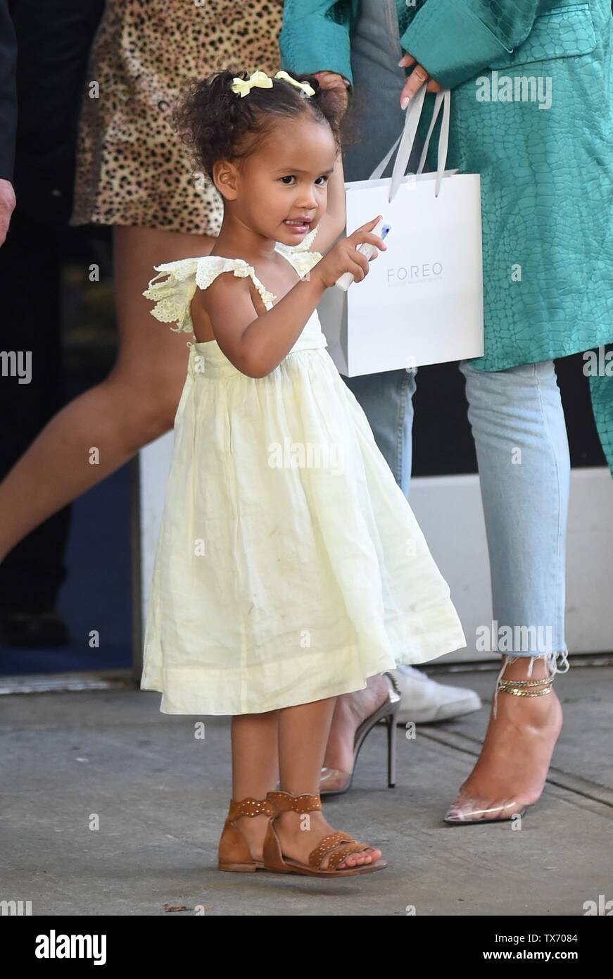 New York, NY, USA. 23rd June, 2019. Luna Simone Stephens out and about