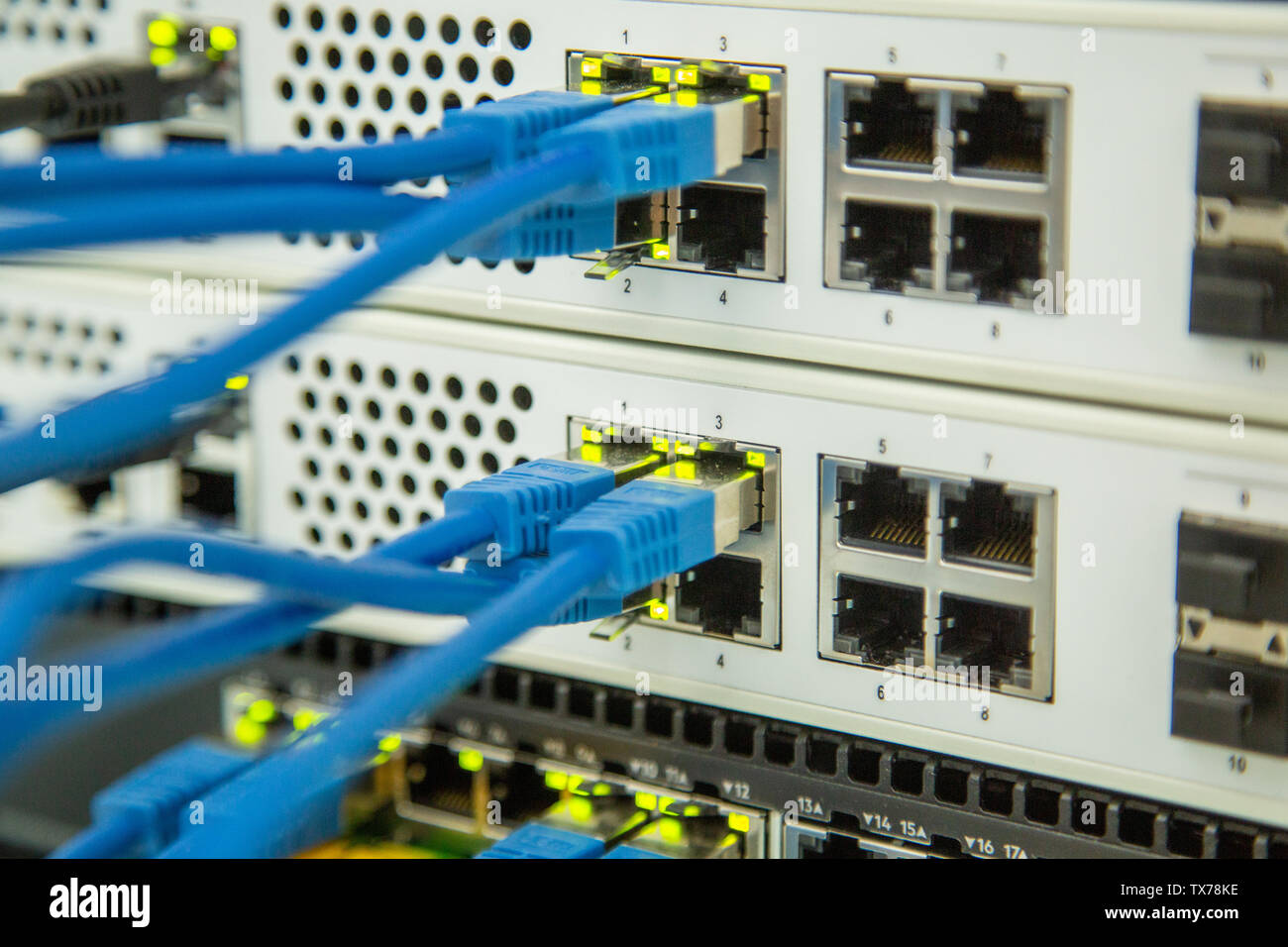 Network security equipment. Cybersecurity infrastructure.