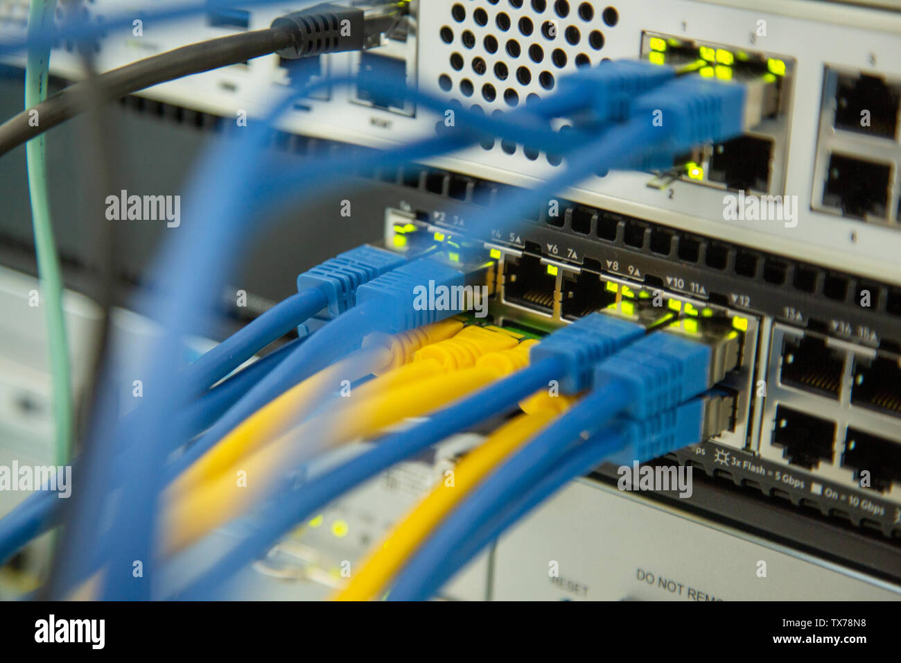 Network security equipment. Cybersecurity infrastructure.