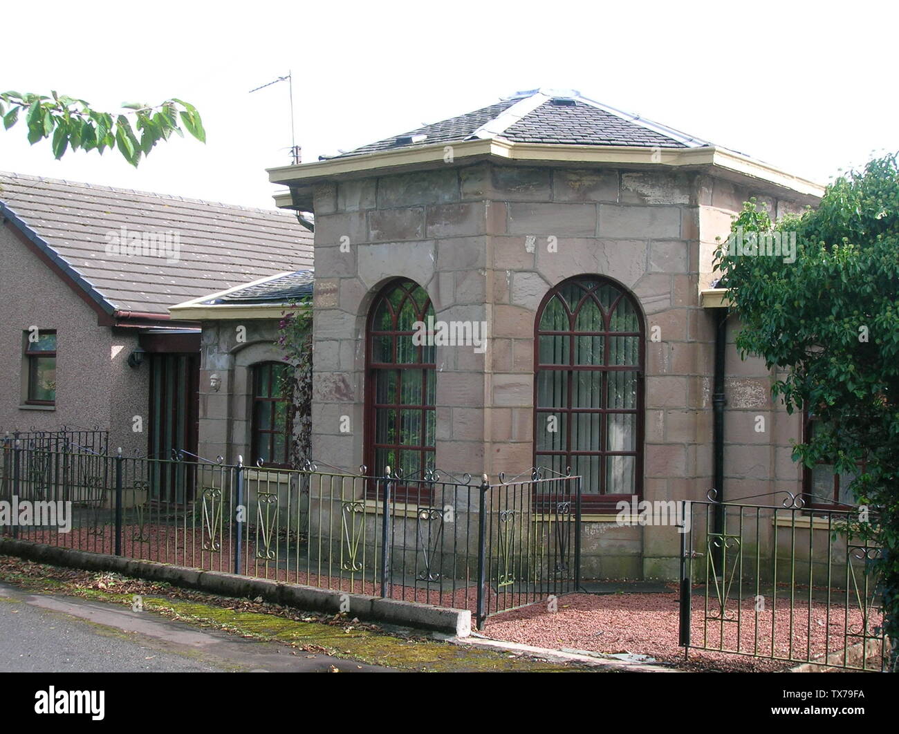 The entrance lodge house at kilwinning hires stock photography and images Alamy