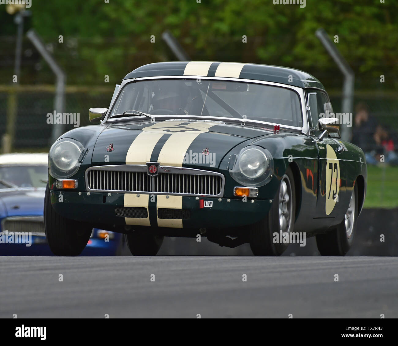 Mike Lillywhite, MGB, Equipe GTS, Masters Historic Festival, Brands Hatch, May 2019. Brands Hatch, classic cars, classic event, Classic Racing Cars, F Stock Photo