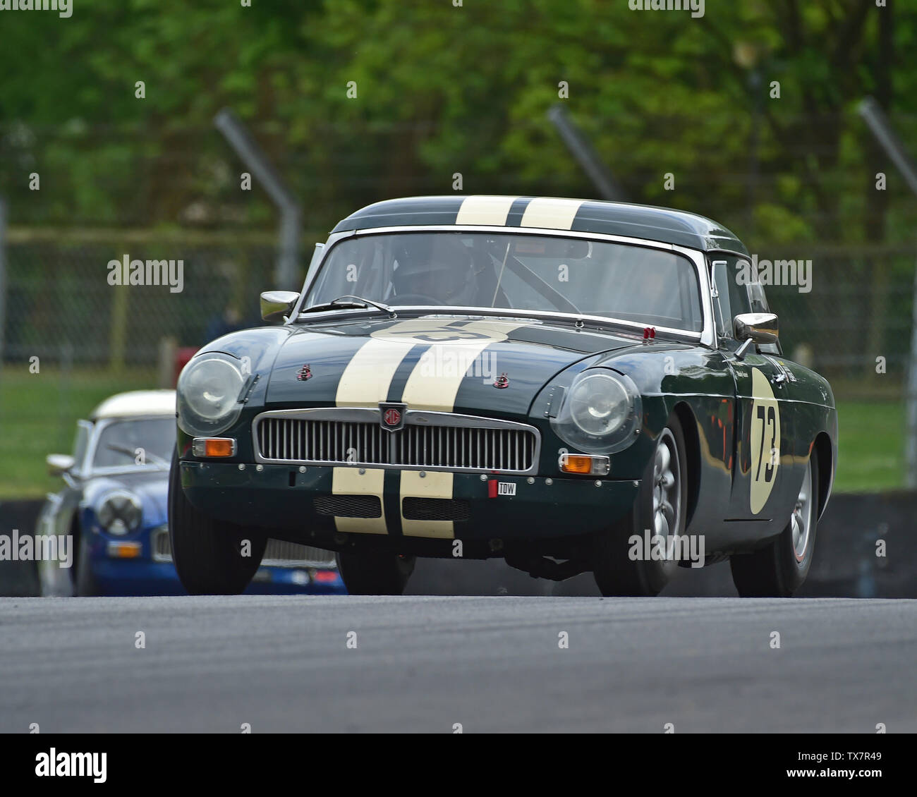 Mike Lillywhite, MGB, Equipe GTS, Masters Historic Festival, Brands Hatch, May 2019. Brands Hatch, classic cars, classic event, Classic Racing Cars, F Stock Photo