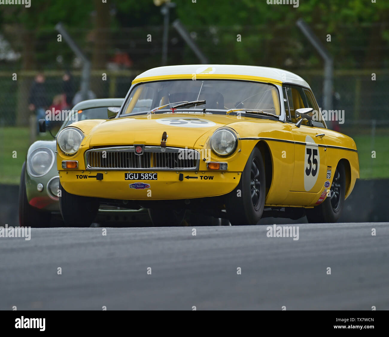Tim Greenhill, MGB, Equipe GTS, Masters Historic Festival, Brands Hatch, May 2019. Brands Hatch, classic cars, classic event, Classic Racing Cars, FIA Stock Photo