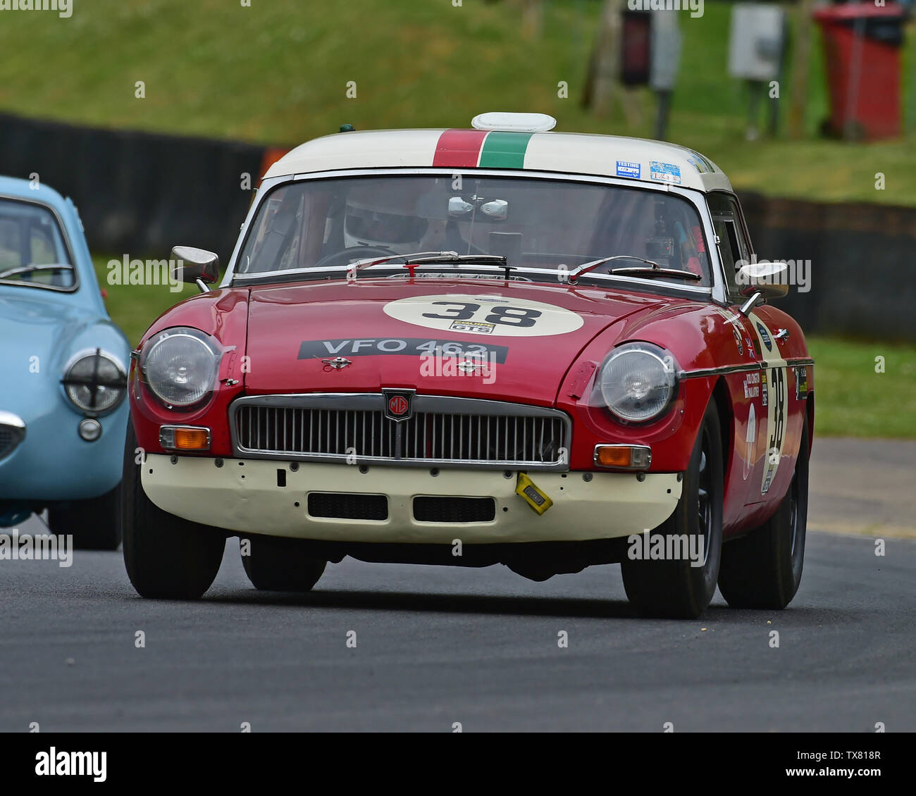 Paul Latimer, MGB, Equipe GTS, Masters Historic Festival, Brands Hatch, May 2019. Brands Hatch, classic cars, classic event, Classic Racing Cars, FIA, Stock Photo