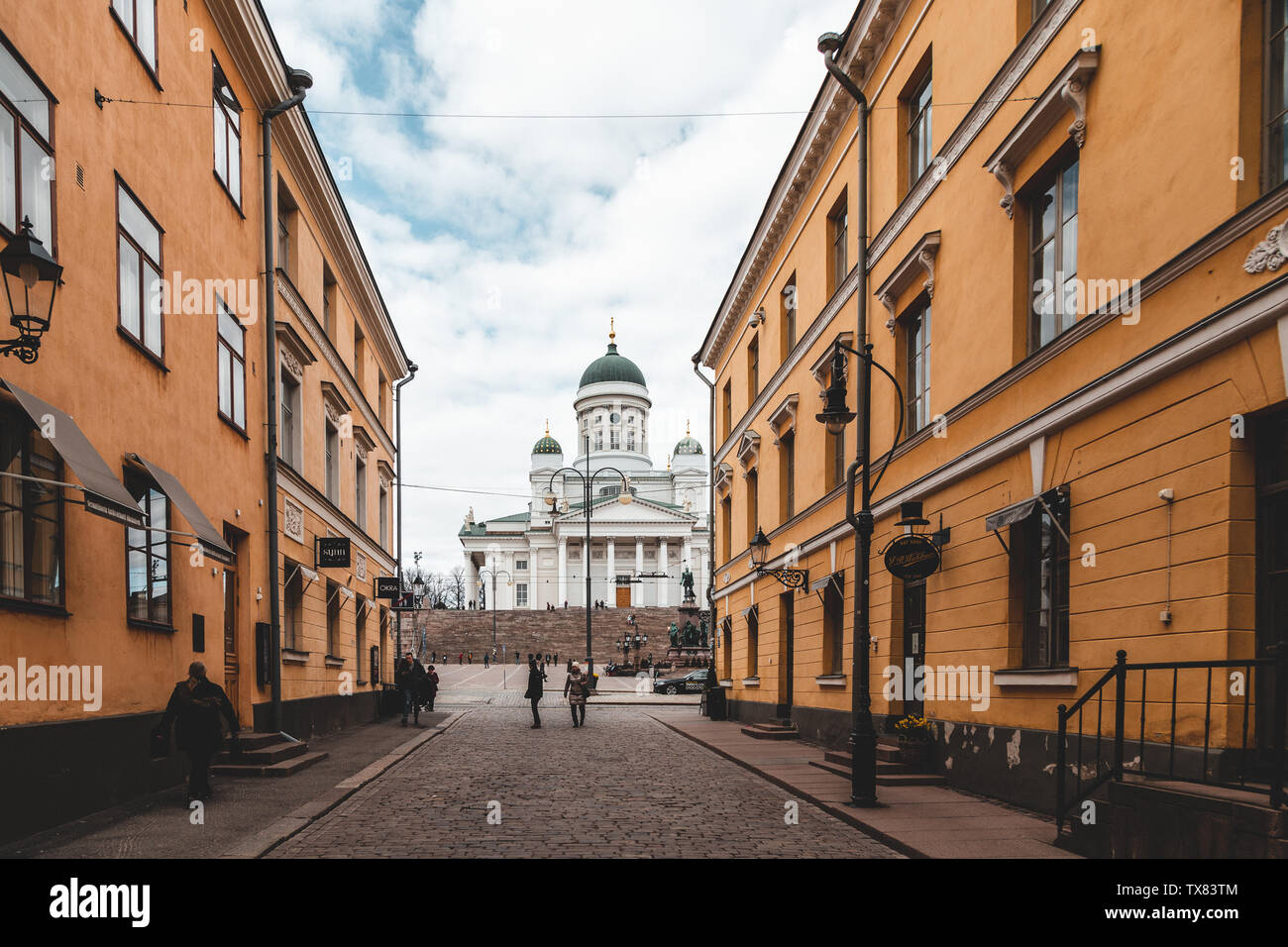 Streets of Helsinki Stock Photo - Alamy