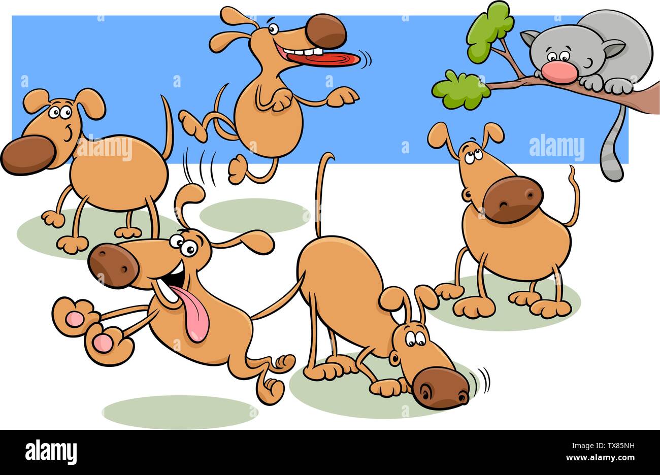 Doggy cartoons Cut Out Stock Images & Pictures - Alamy