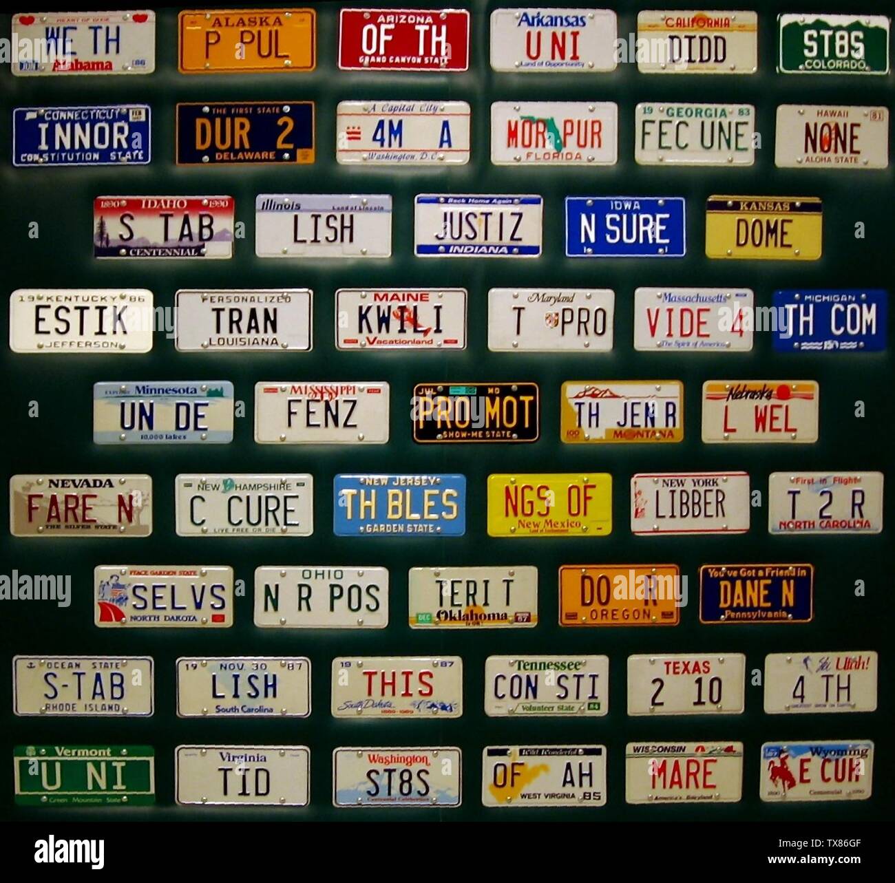 License Plates Of The 50 U S States And Washington Displaying The Preamble To The Constitution Of The United States Art Info Preamble By Mike Wilkins Born 1959 In Durham North Carolina Painted License Plates Of The 50 U S States And Washington Displaying The Preamble To The Constitution Of The United States Art Info Preamble By Mike Wilkins Born 1959 In Durham North Carolina Painted