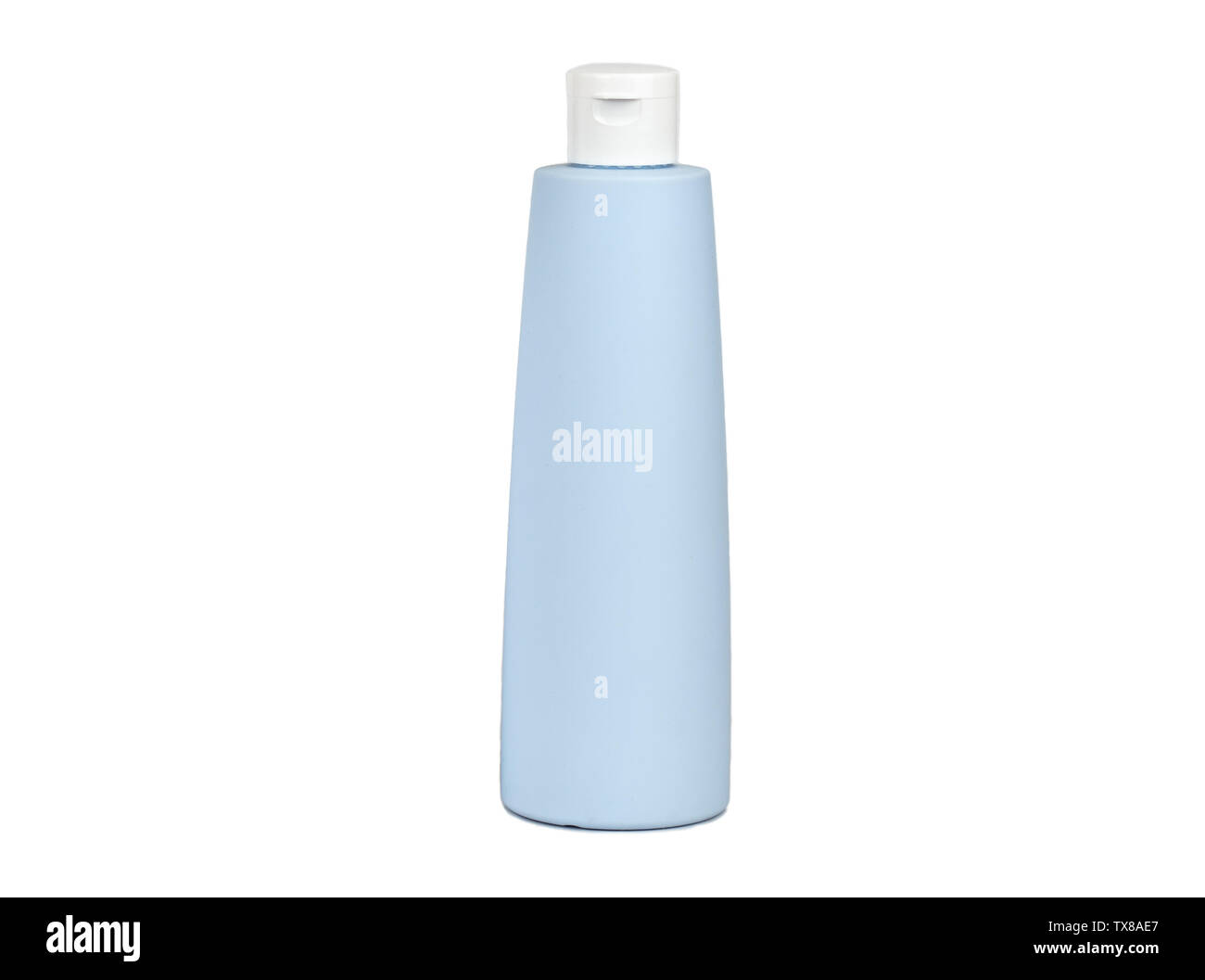 Blue plastic bottle isolated on white background Stock Photo - Alamy