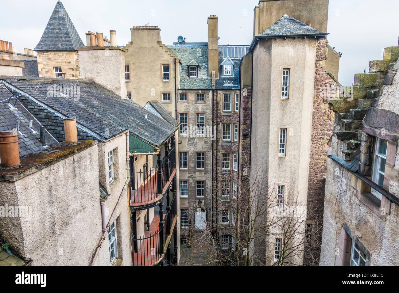 Edinburgh Tenements High Resolution Stock Photography and Images Alamy