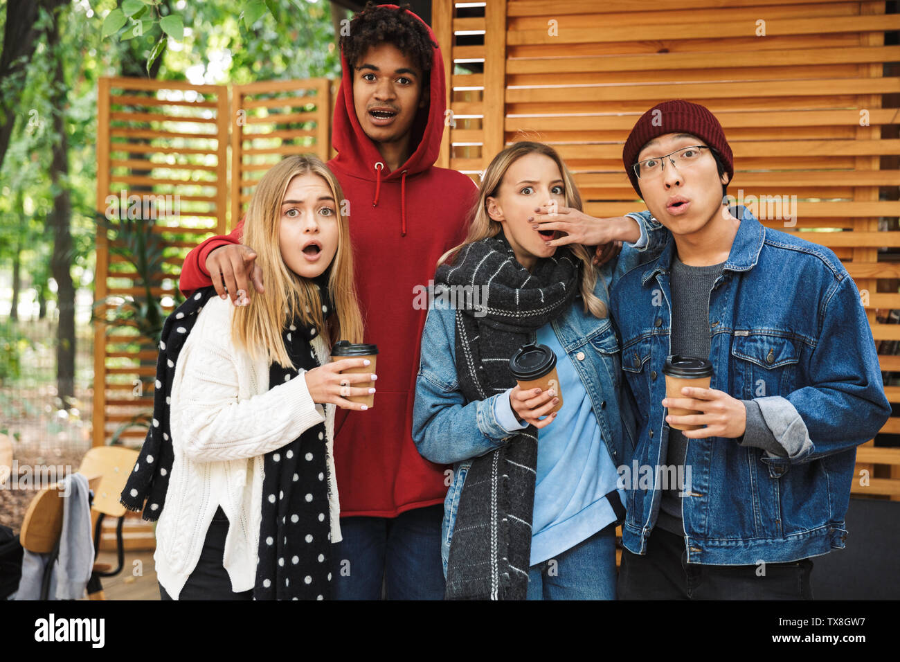Friends hanging out