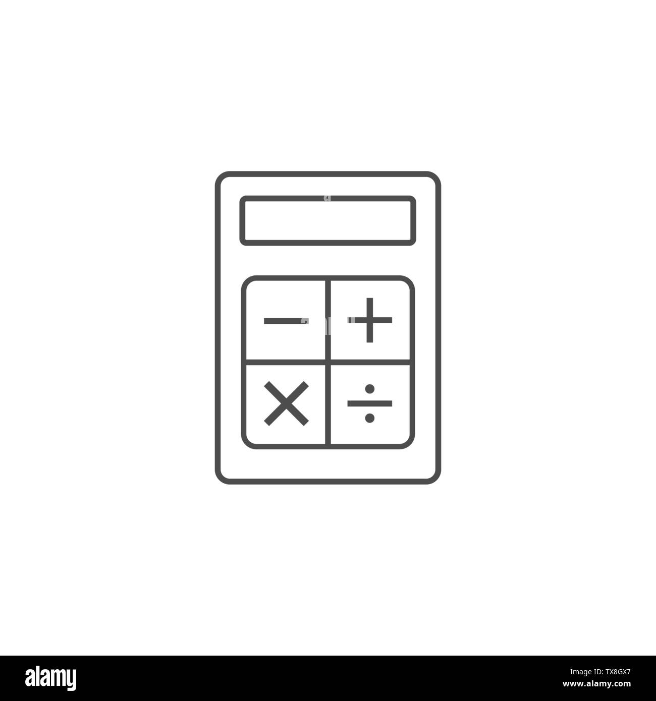 Calculator logo Black and White Stock Photos & Images Alamy