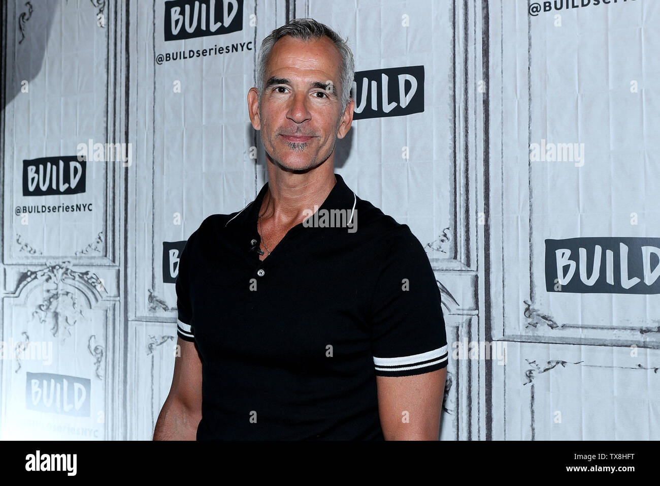 New York, USA. 24 June, 2019. Jerry Mitchell at the BUILD Speaker Series with Jerry Mitchell, Director/Choreographer of Broadway's KINKY BOOTS at BUILD Studio. Credit: Steve Mack/Alamy Live News Stock Photo