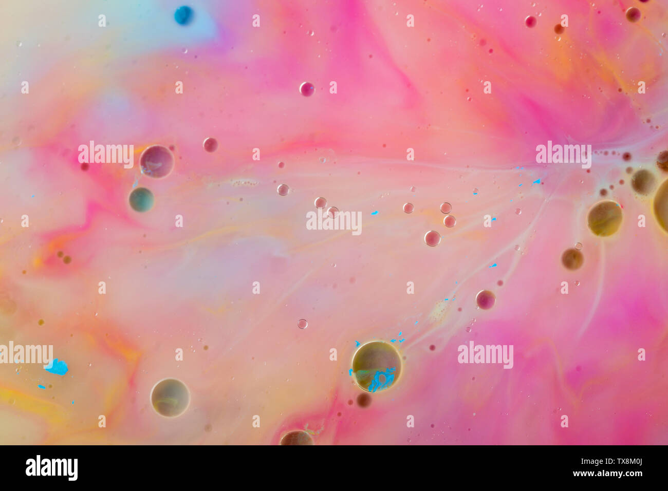 Abstract propylene pigment and bubble background, color texture Stock ...