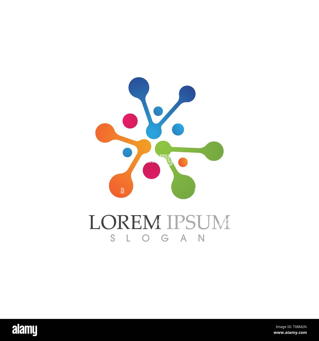 Molecule symbol logo template vector illustration design Stock Vector ...