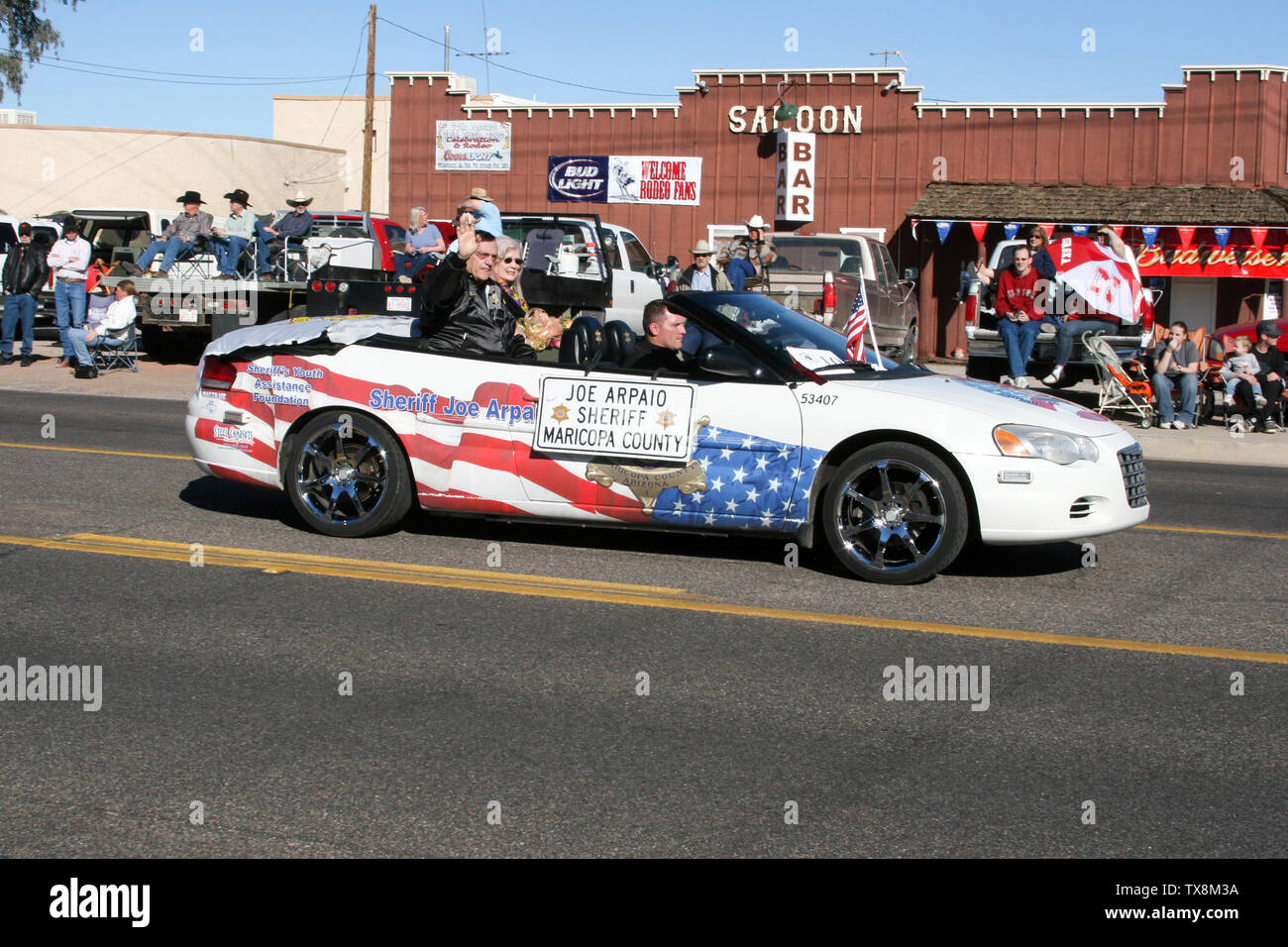 sheriff joe arpaio  Maricopa County, Arizona parade Stock Photo