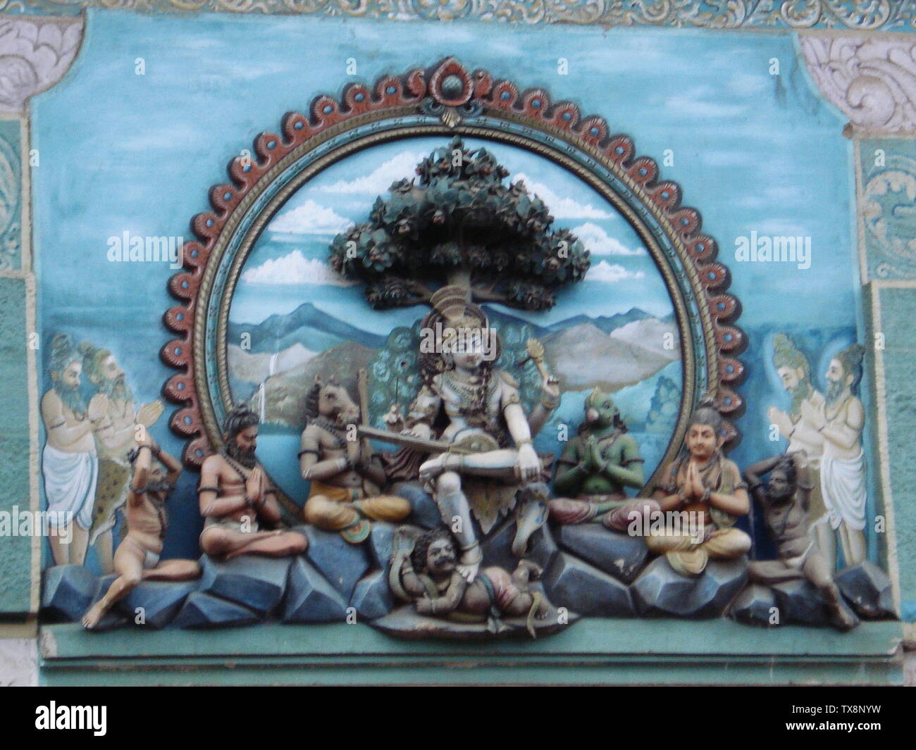 Deity Of Lord Shiva At The Madurai Meenakshi Temple India 23